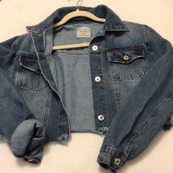 Cropped denim jacket - Picture 1 of 1